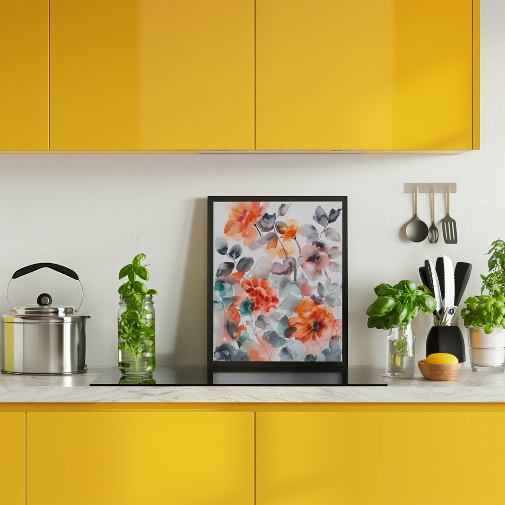 Watercolor Floral No. 2 Poster