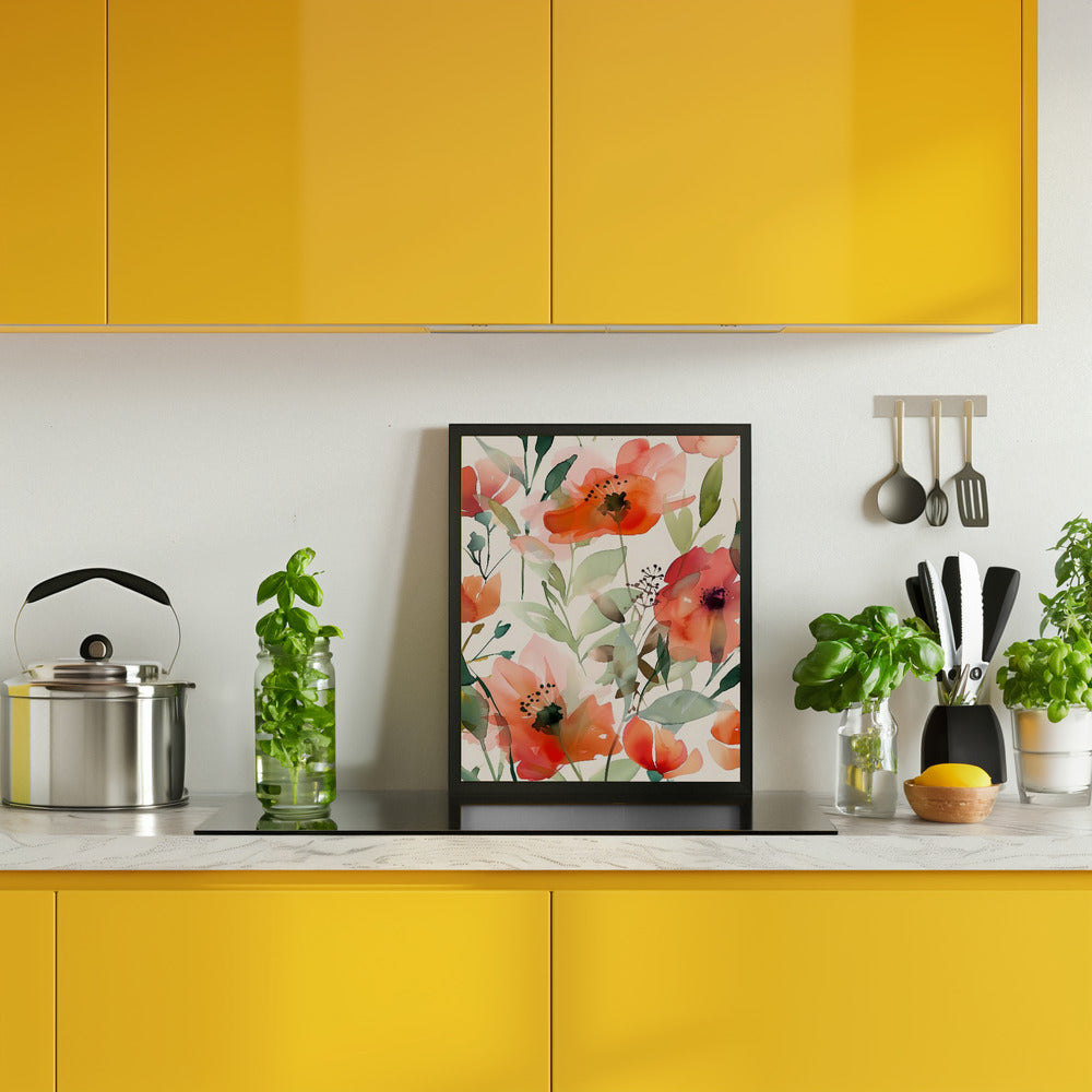 Watercolor Floral No. 10 Poster