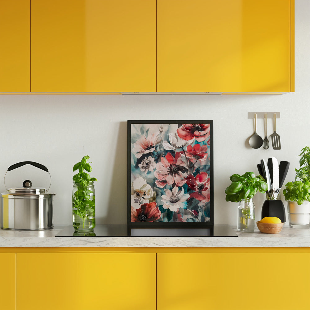 Watercolor Floral No. 11 Poster