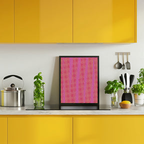 Pink Dots Pattern Poster