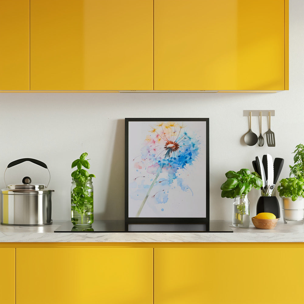 Abstract Dandelion Poster