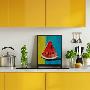 Watermelon Slice Poster