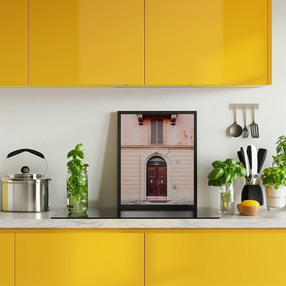 Bologna in Pink | Italy travel photography Poster