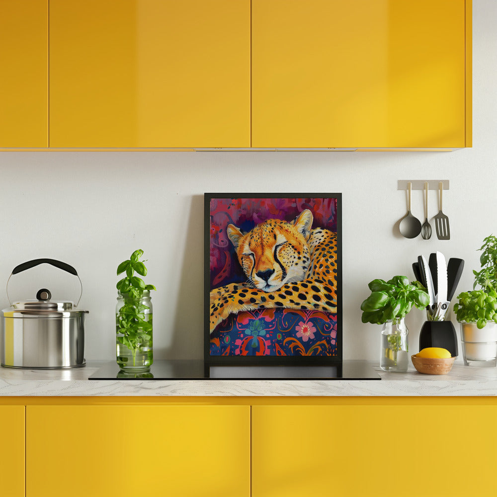 Resting Cheetah Poster