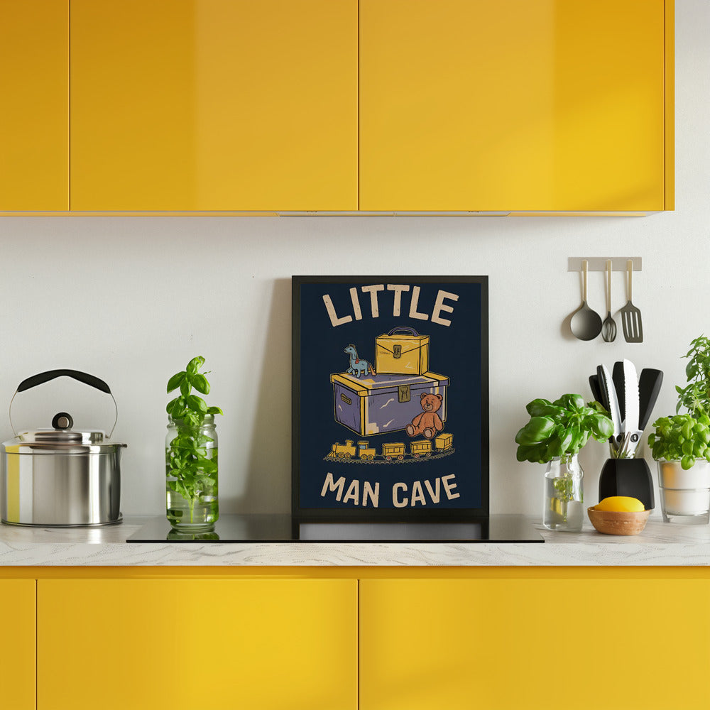 Little Man Cave Poster