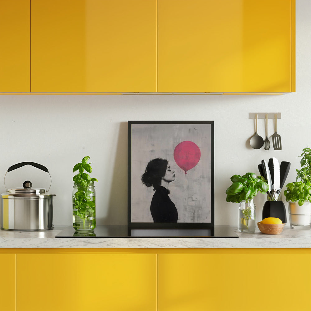 The Girl With the Pink Balloon Poster