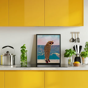 Cheetah on holiday Poster