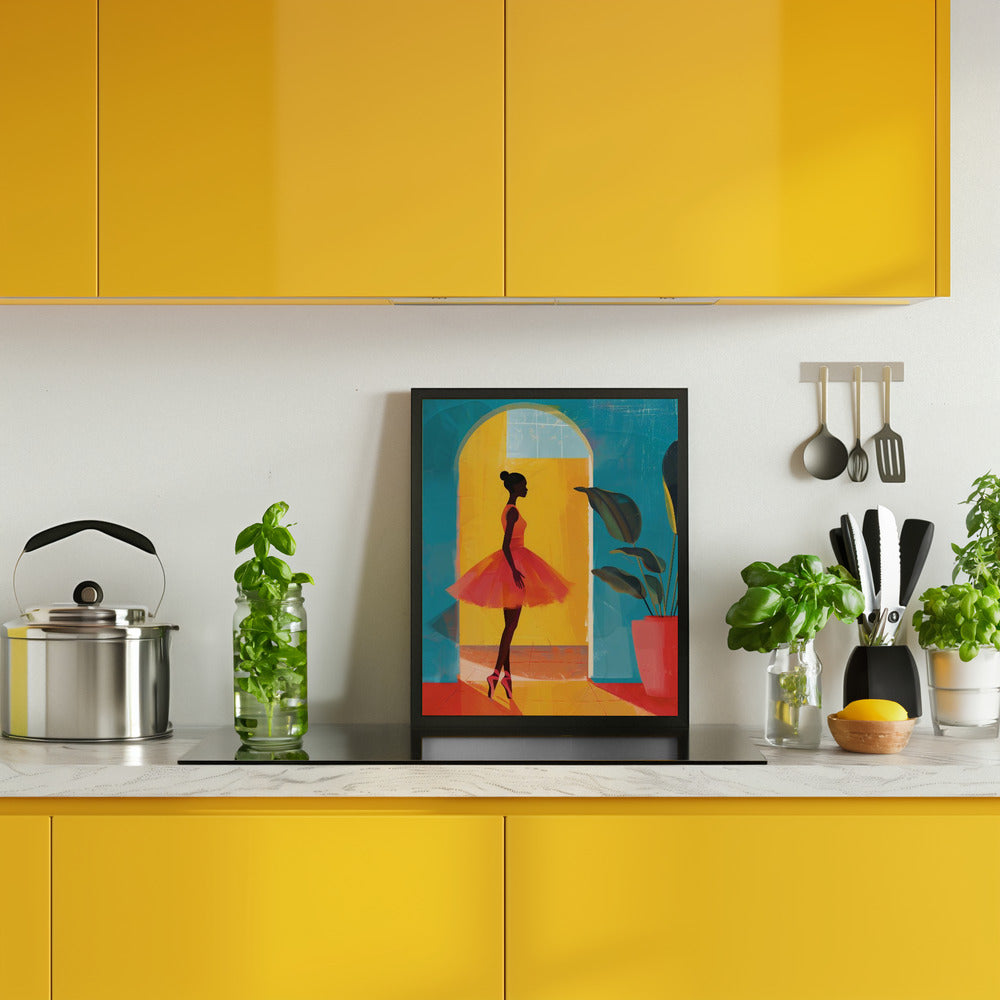 Caribbean Ballerina Poster