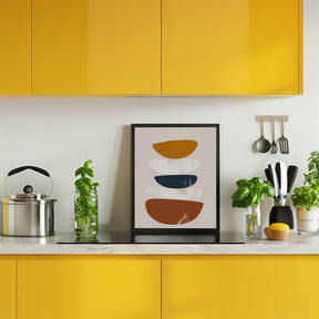 Abstract Minimalist Shapes No 1 Poster