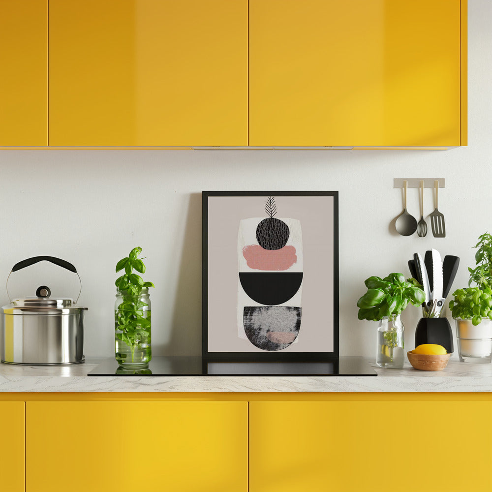 Abstract Minimalist Shapes No 6 Poster