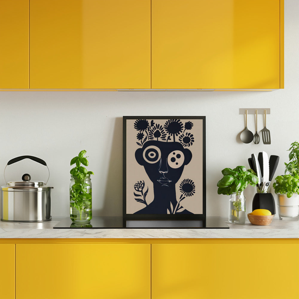 Flower Head Poster