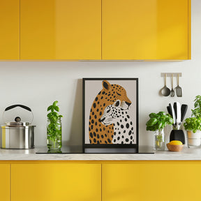 Leopard Mom Poster