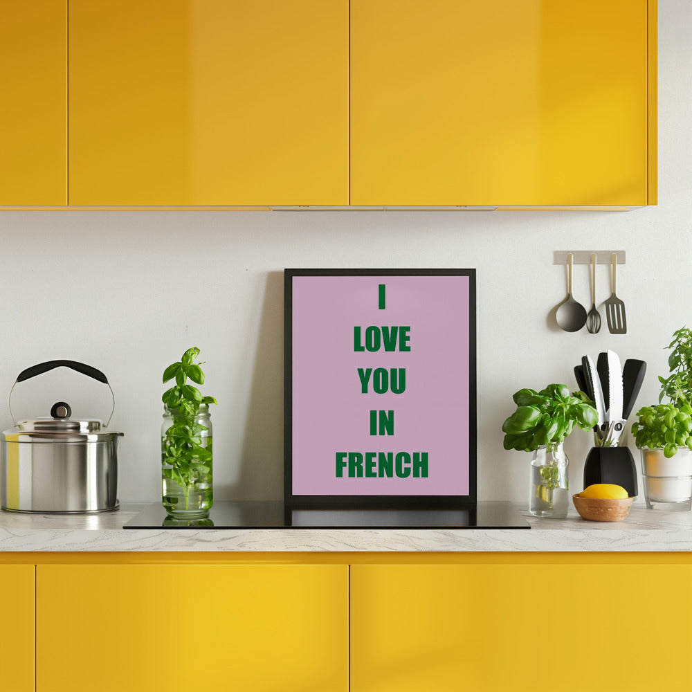 Frenchlovegreen Ratioiso Poster