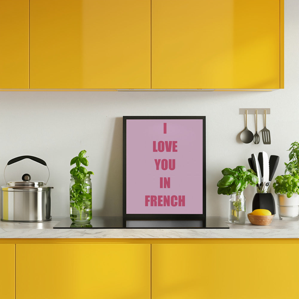 Frenchlovepink Ratioiso Poster