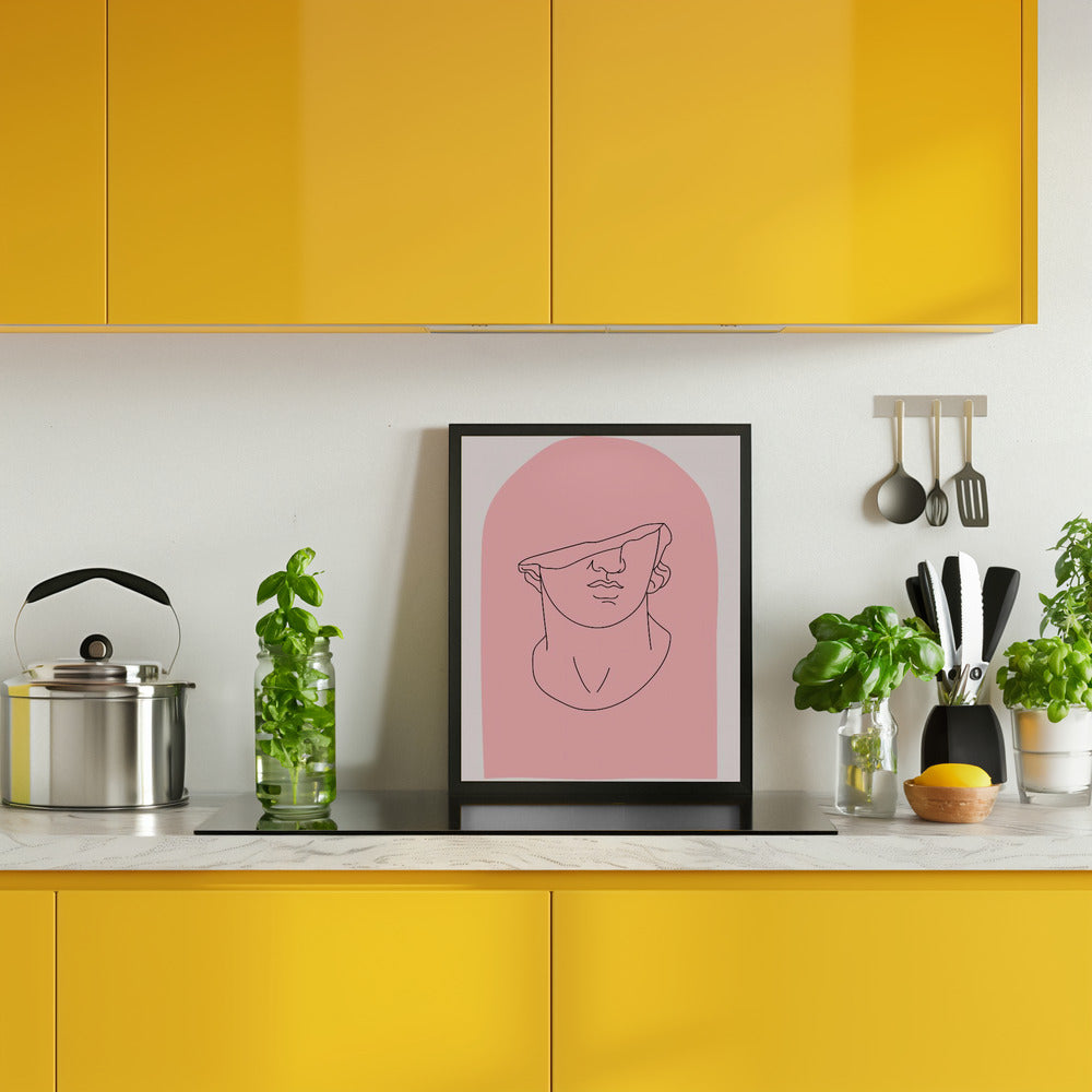 Aestheticmanpink Ratioiso Poster