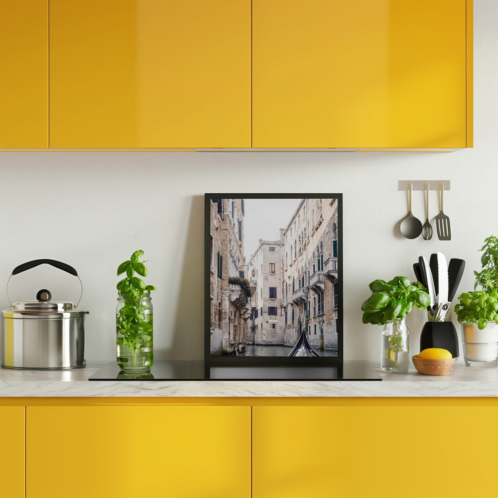 Venice Gondols and Houses