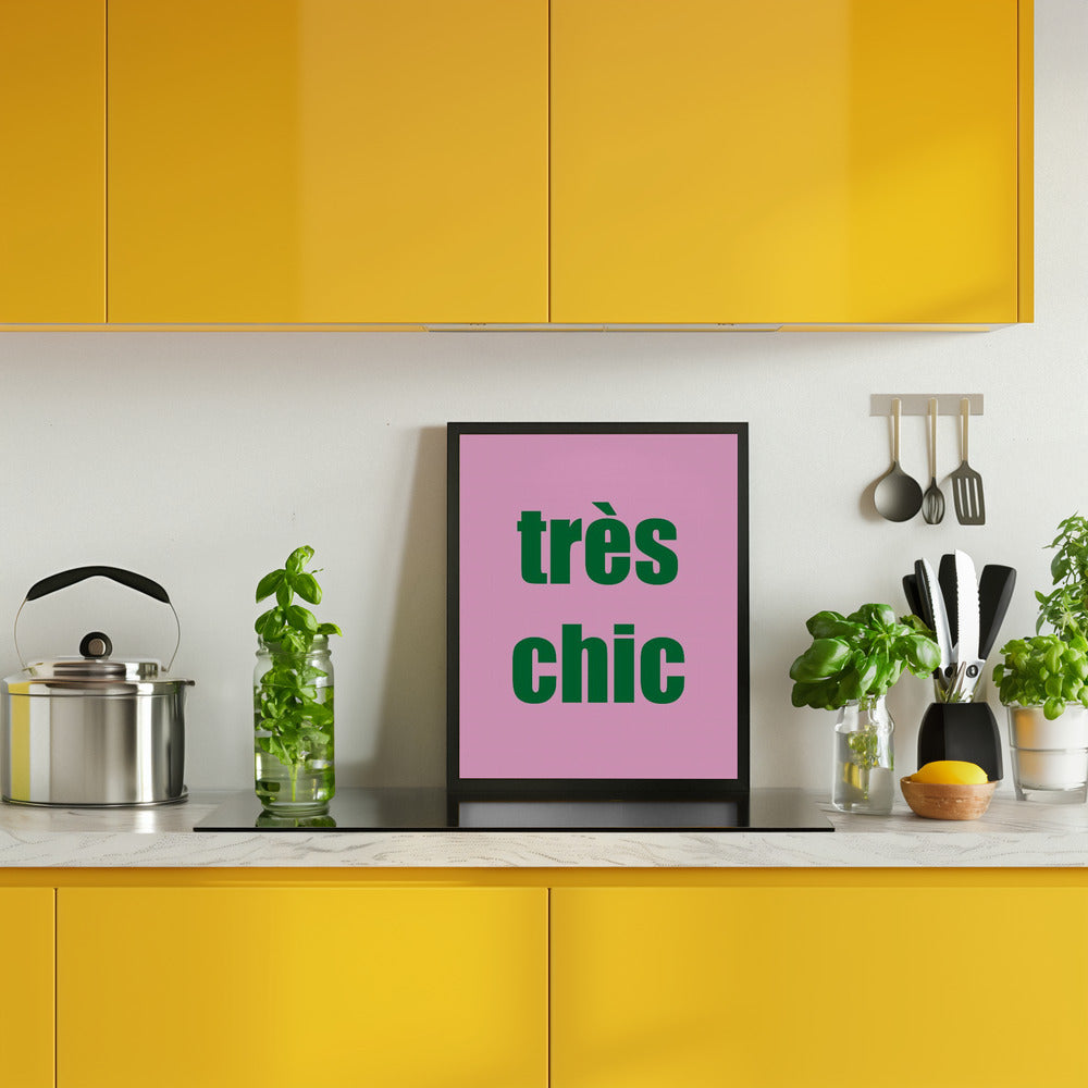 Treschicpinkgreen Ratioiso Poster