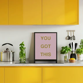 Yougotthispinkgold Ratioiso Poster