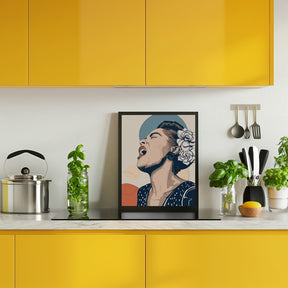 Billie Holiday Portrait Poster