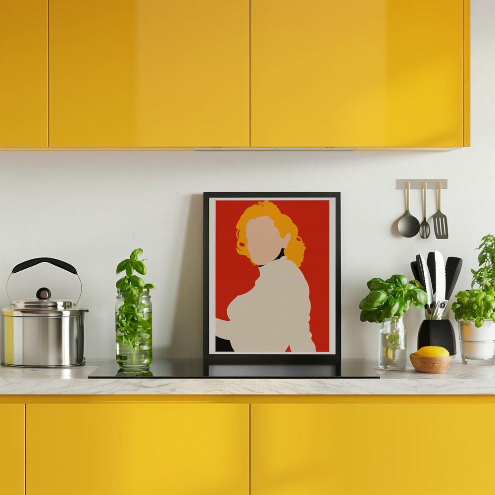 Marilyn Monroe Minimalist Pop Art Poster