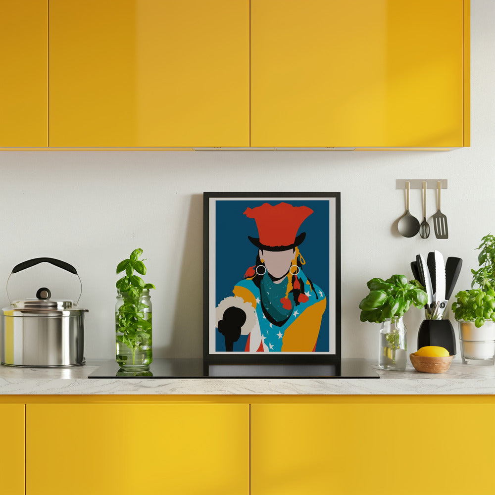 Boy George Minimalist Pop Art Poster