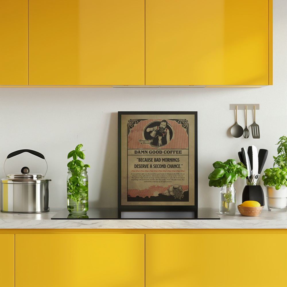 Barista Coffee Print Poster