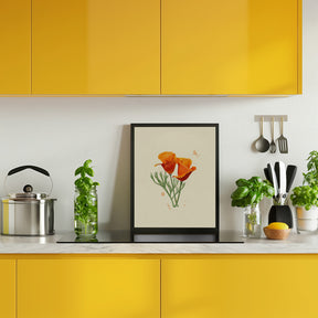 California Poppy Poster