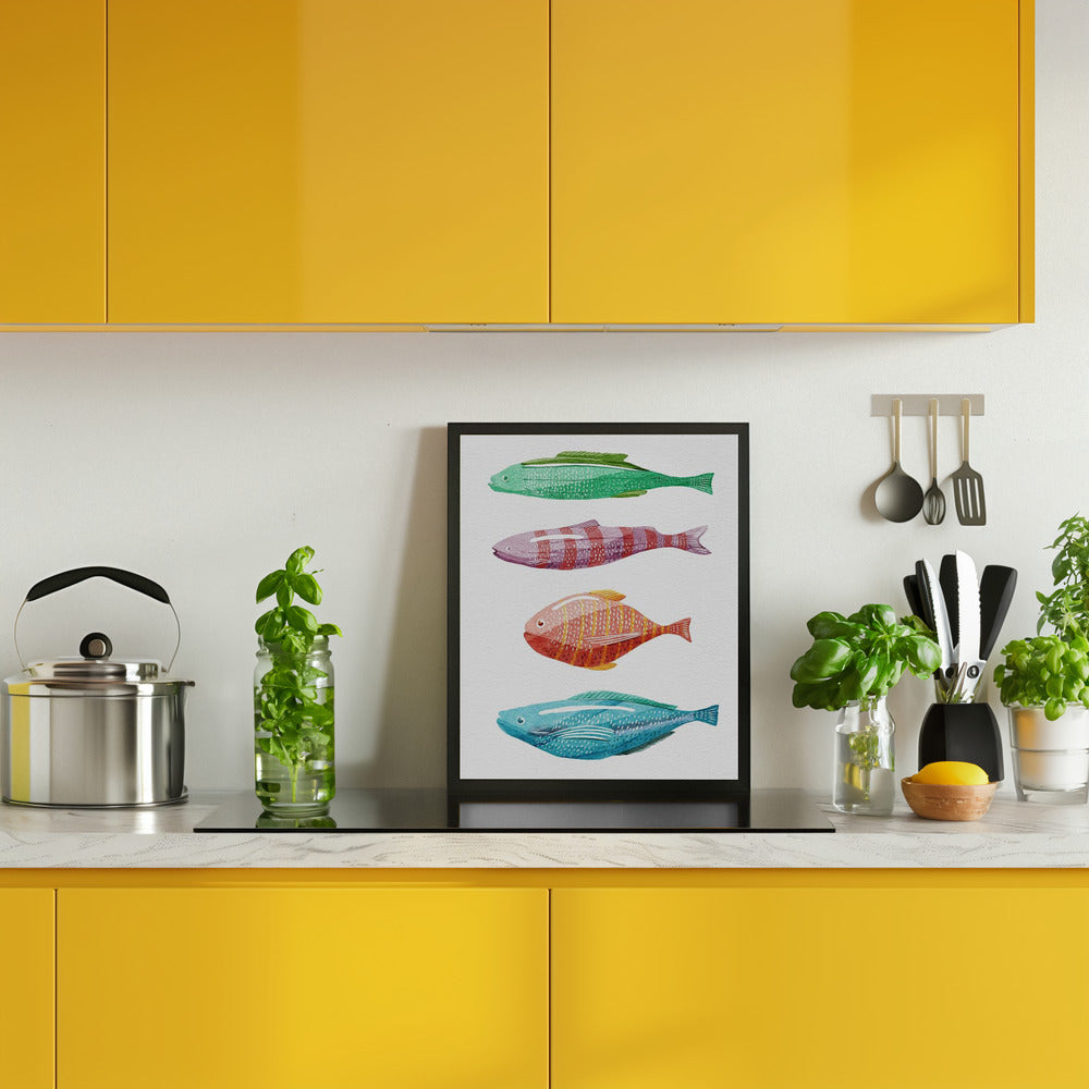 Colorful Fish Poster