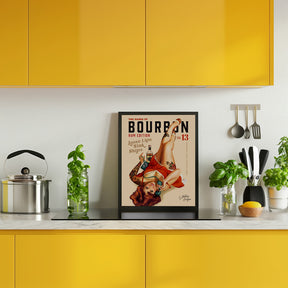 Babes of Bourbon Vol 13 Rum Drinking Pinup Girl Art Poster