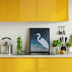 Egret Copy Poster