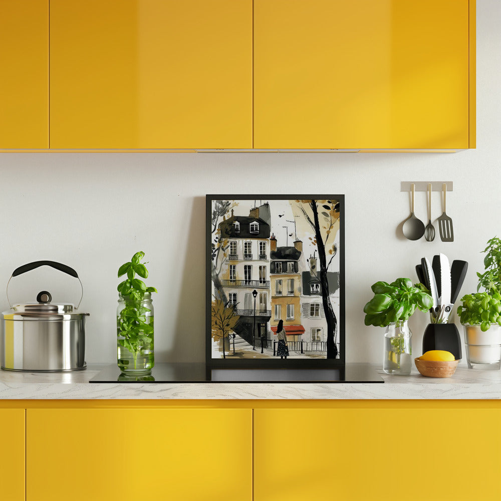 Paris  Watercolor Digital Painting (2) Poster