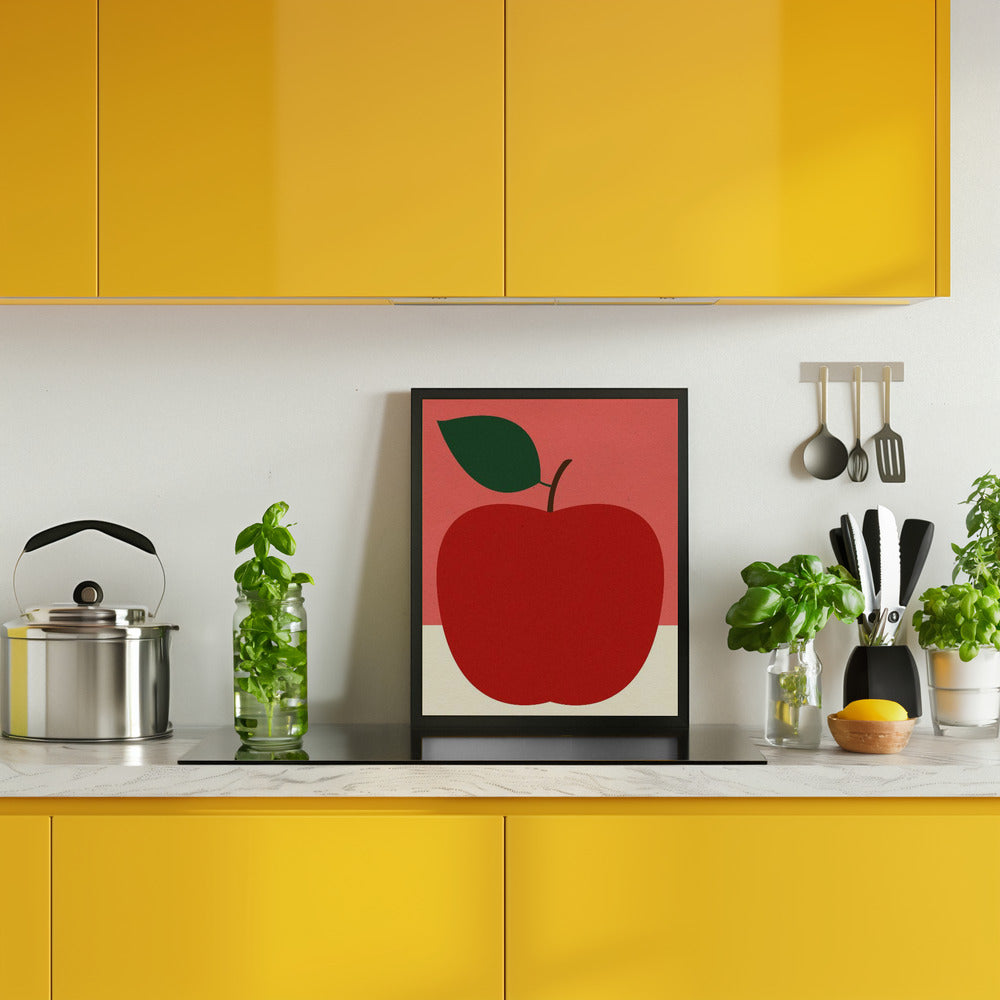 Red Apple Poster