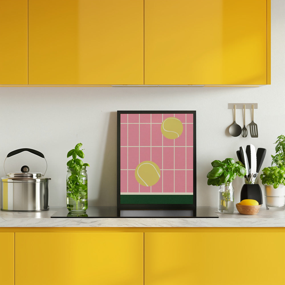 Tennis Kitchen Poster