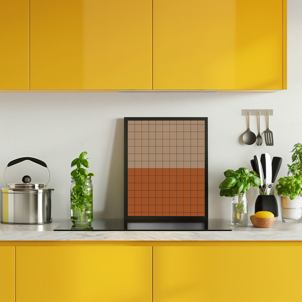 Autumn Charm Squares Poster