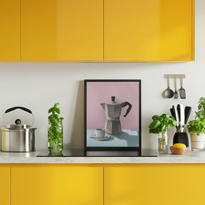 Moka Coffe Pot Poster