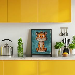 Happy Tiger Poster