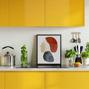 Abstract Minimalist Shapes No 1 Poster