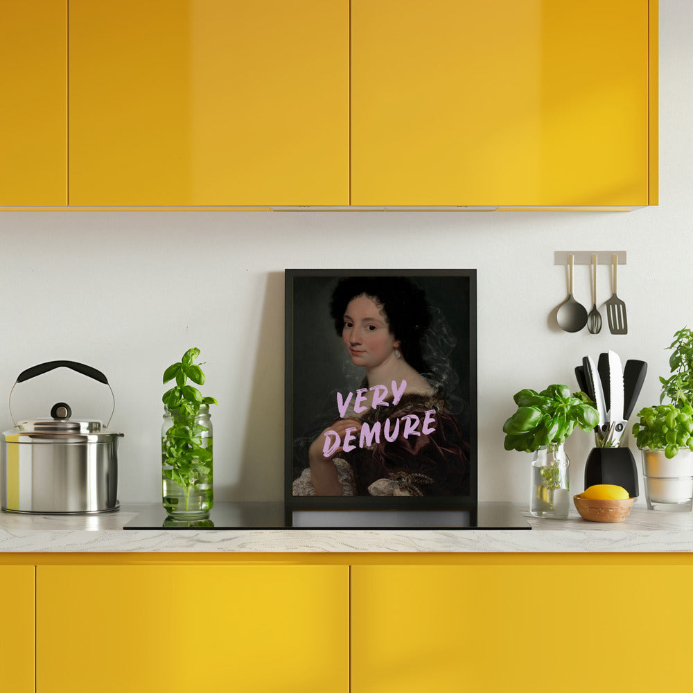 Demure Lady Poster