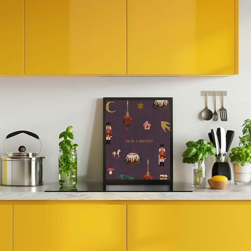 Cozy Christmas Things Poster