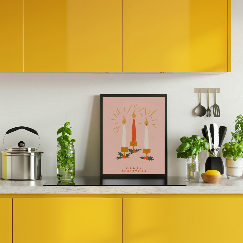 Christmas Candles Poster