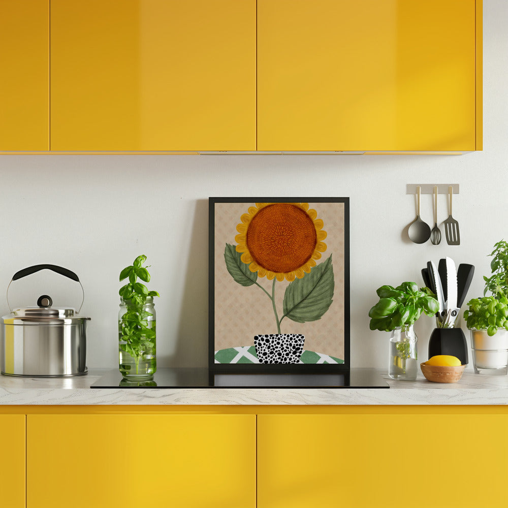 Sunflower Pot Poster