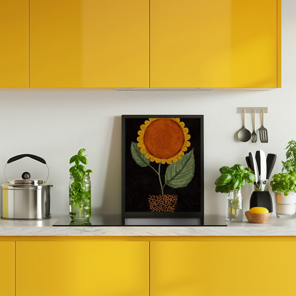 Sunflower Pot Poster