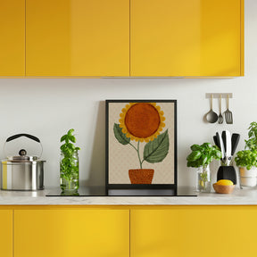 Sunflower Pot Poster