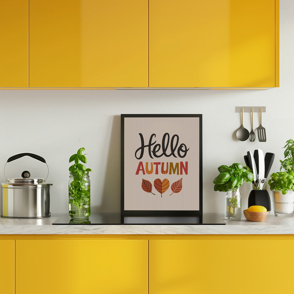 Hello Autumn Poster