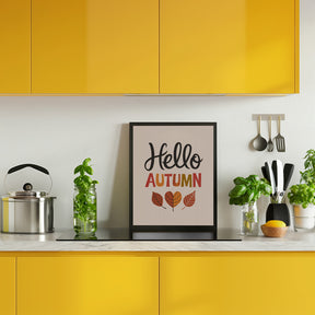 Hello Autumn Poster