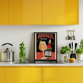 Aperol Spritz_Black Poster