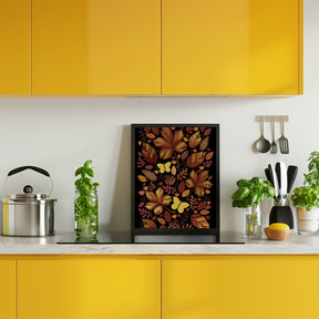 Autumny Black Poster