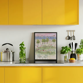 Parisian Garden Poster