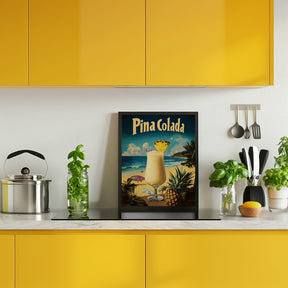 Pina Colada Vintage Poster