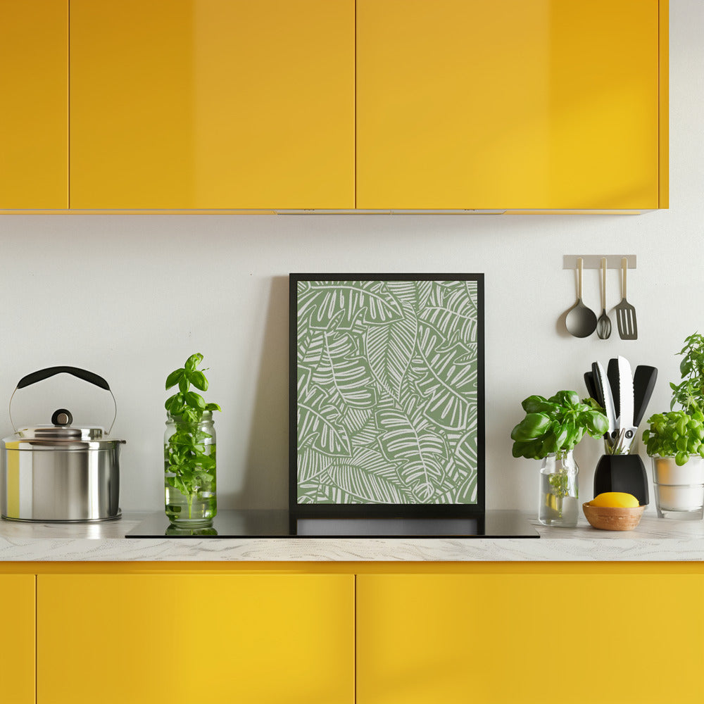 Green Foliage Poster